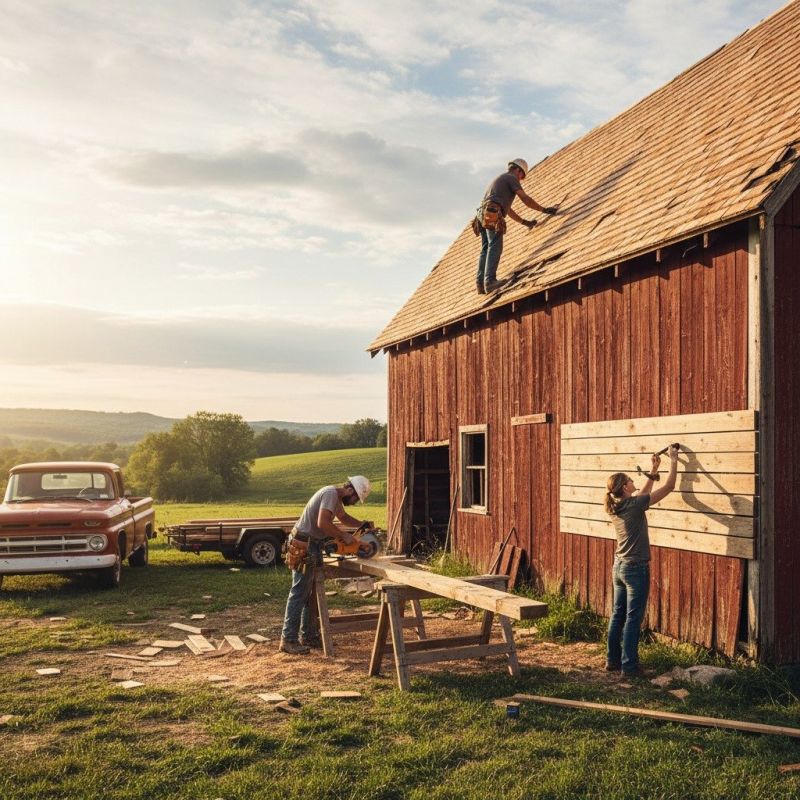 Barn Siding Repair in Kansas City, KS