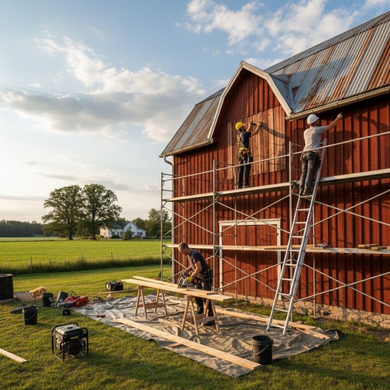 Barn Structural Repair in Wilmington, NC