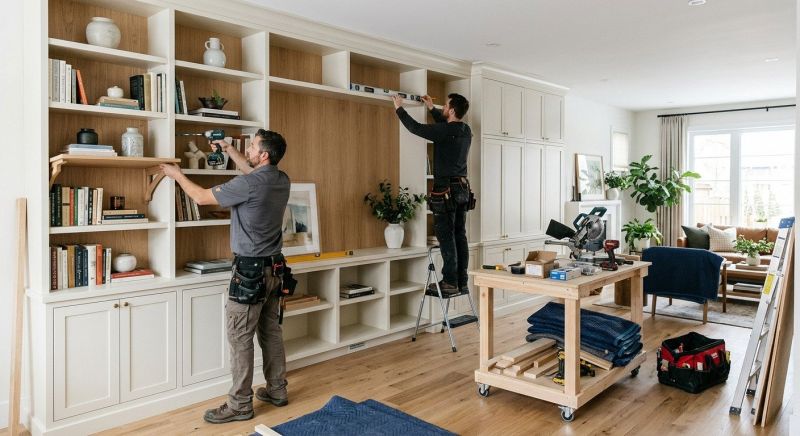 Built In Storage Installation in Greensboro, NC