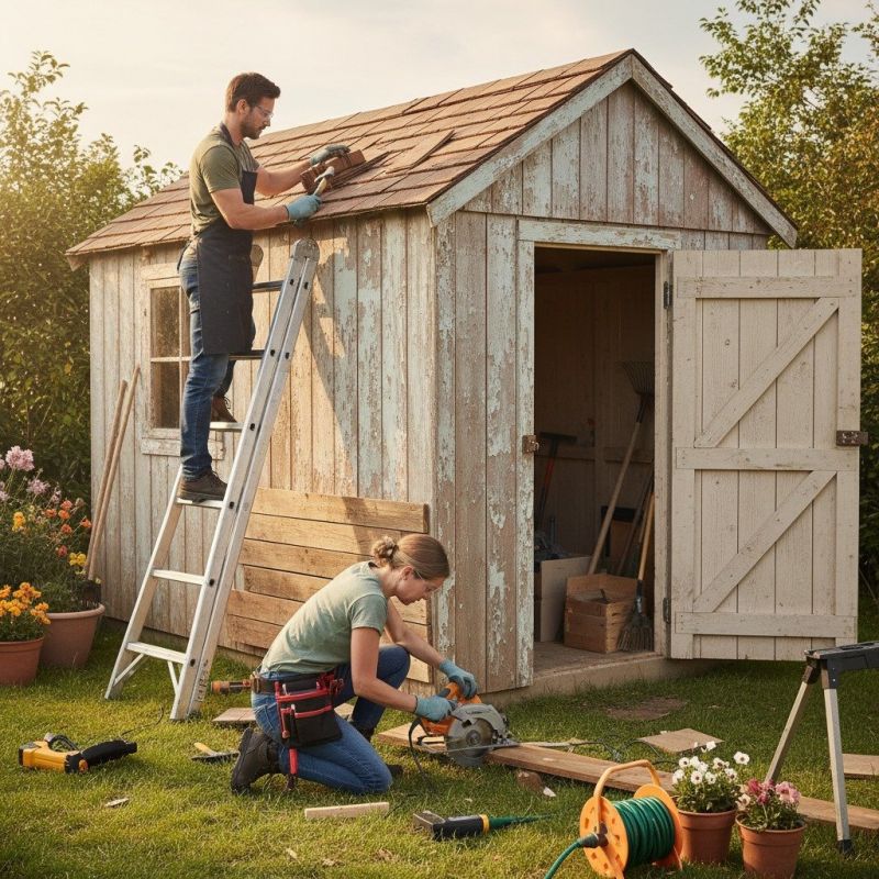 Wooden Carport Repair in Conroe, TX
